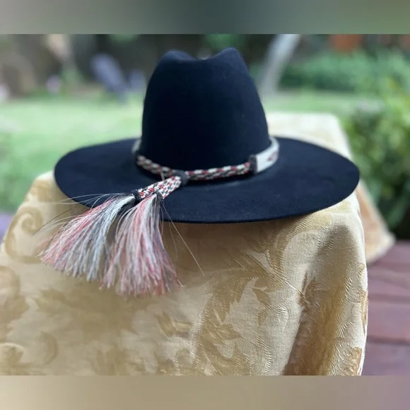 Serratelli 5x Beaver western cowboy hat with horsehair hat band - Picture 11 of 16